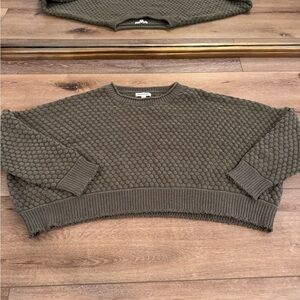 Cozy Olive Green Sweater